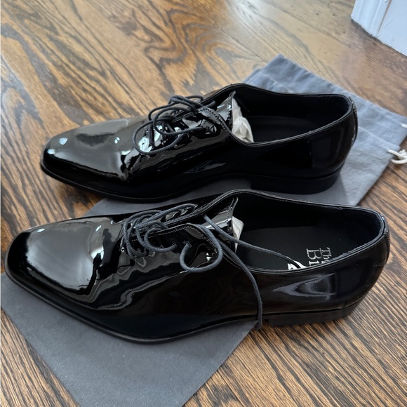 Thomas Bird Mayfair Black Patent Leather Wholecut Men’s dress shoes - Picture 4 of 13